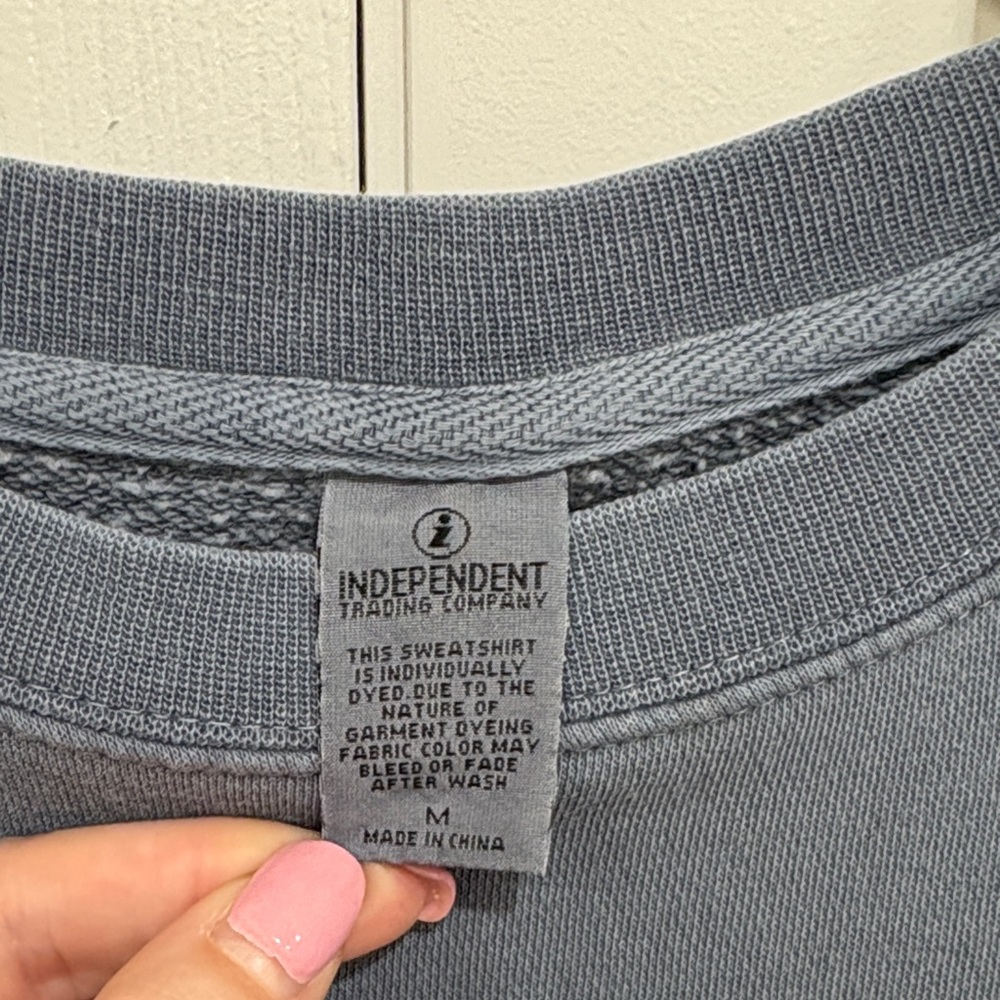 Unwell Call Her Daddy Women's Blue Crewneck Sweatshirt - Picture 2 of 4